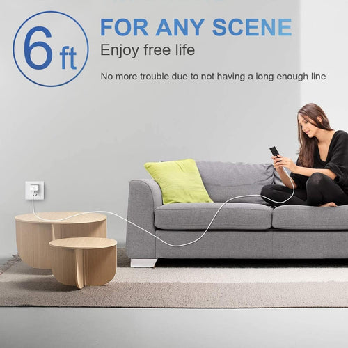 Fast Charger 2Pack Type C Fast Charger Plug Adapter 6ft USB - C To Lightning Cable Cord For Apple Phone 16 1514 13 13 Pro 12 Pro 12 Max 11 Xs Max XR X SE