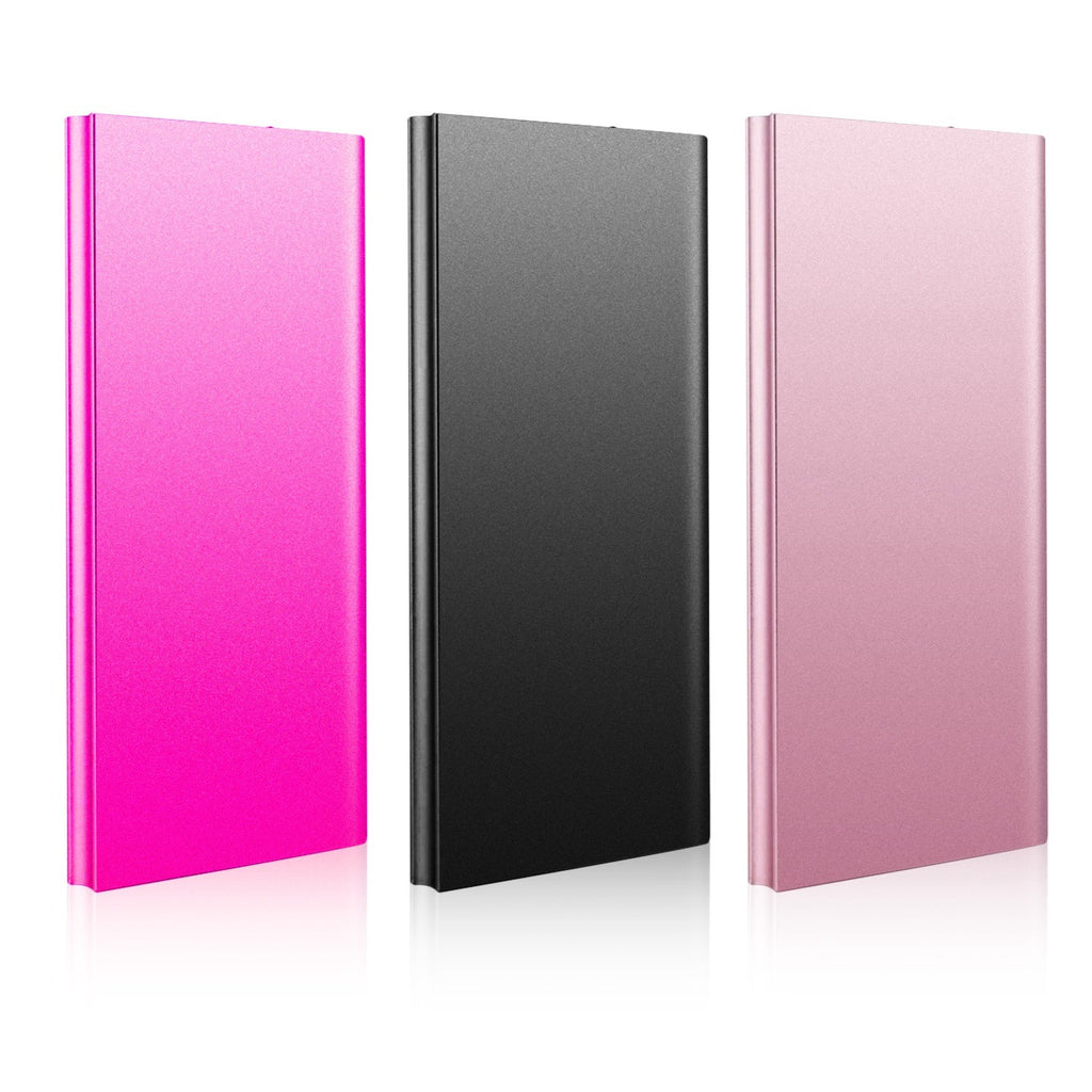 Power Bank Ultra-thin External Battery Pack Phone Charger Dual USB Port