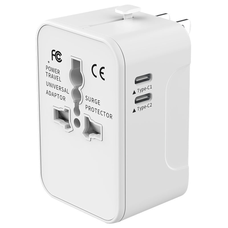 Universal Travel Adapter, Portable Worldwide All-in-One Plug Adapter With 3 USB